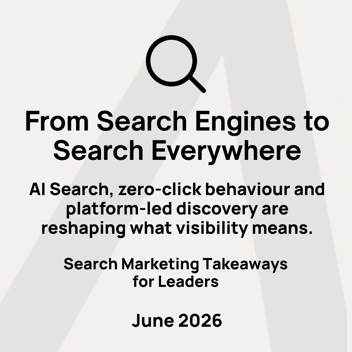 Search Marketing Takeaways for Leaders: June 2026