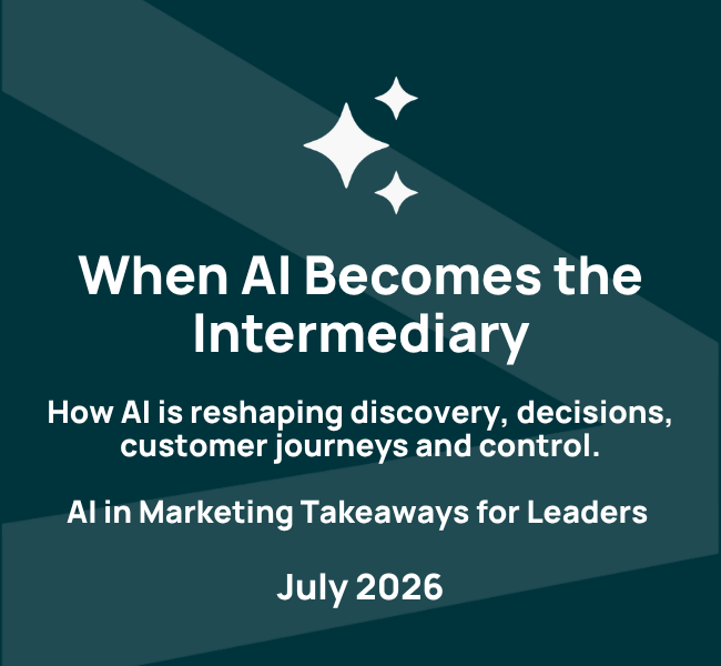 AI in Marketing Takeaways for Leaders: July 2026