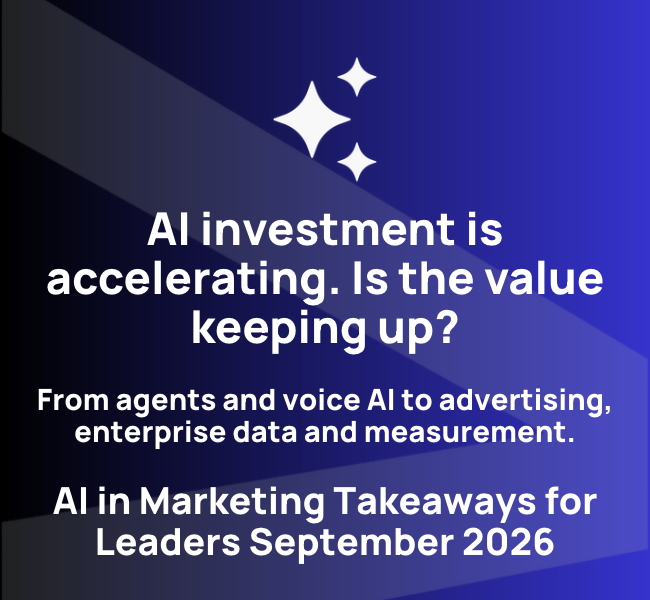 AI in Marketing Takeaways for Leaders: September 2026