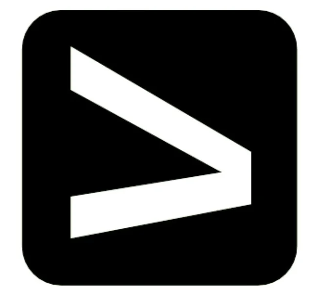 Black Sauce icon with a white rightward arrow and a vertical line