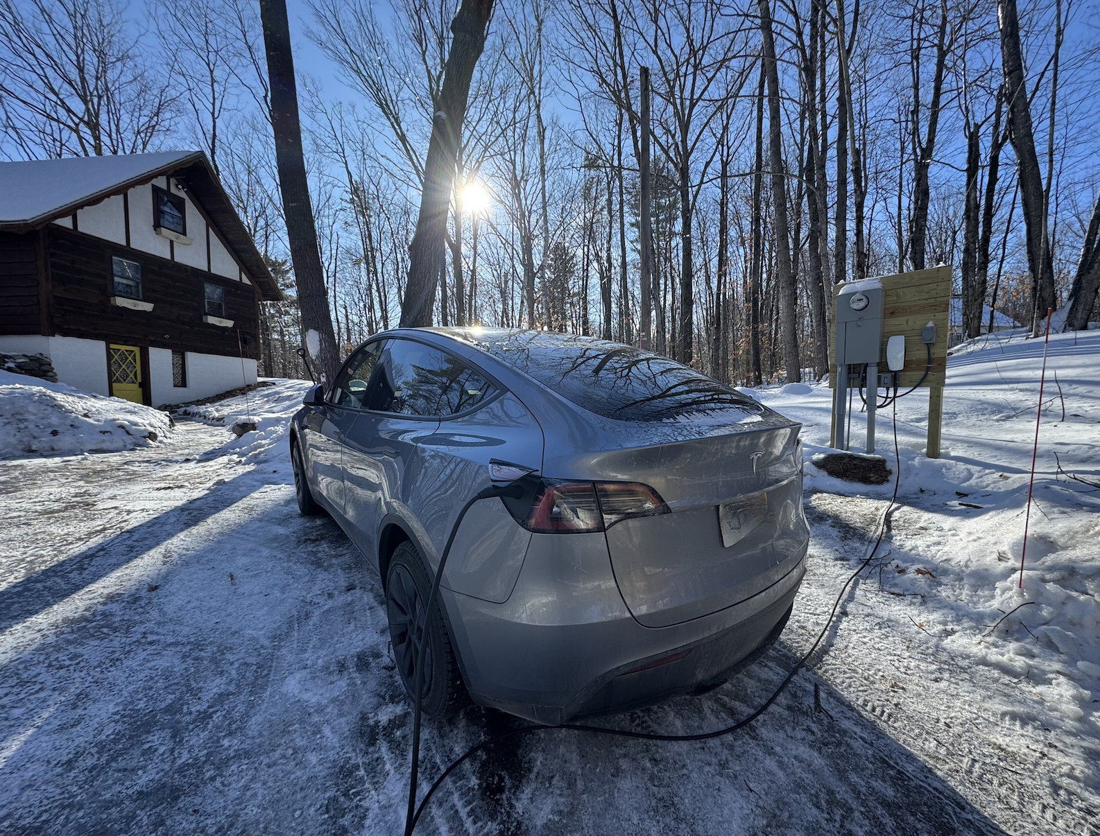 Fast car charger available for a small additional daily fee. 
