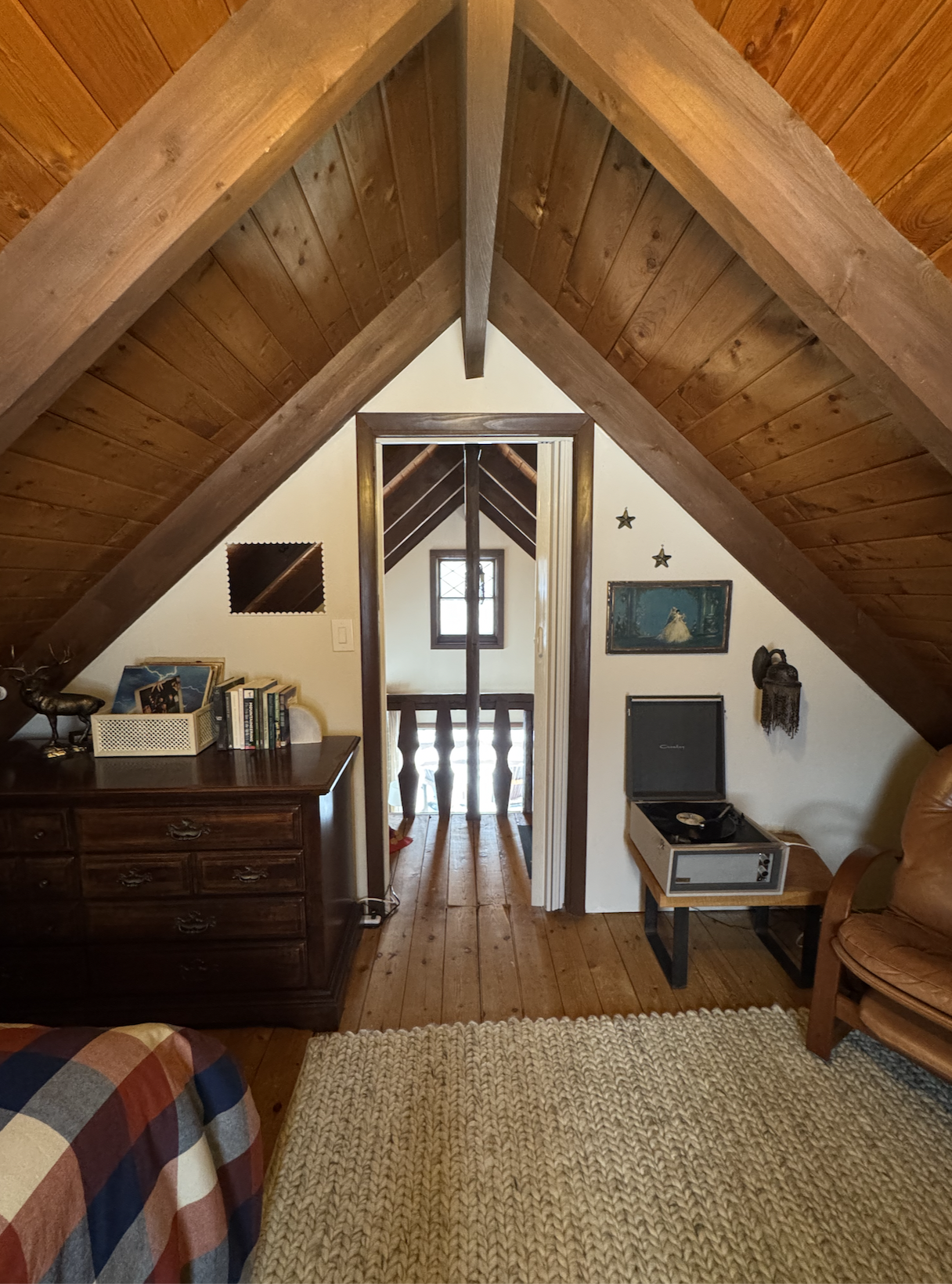 You'll sleep like a baby up here. 