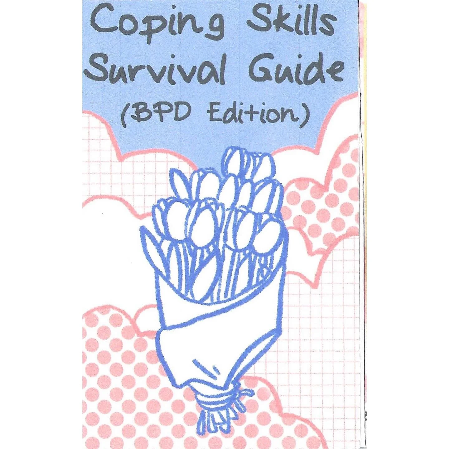 TAKE A LOOK AT MY NEW MINI ZINE!!! Coping Skills Survival Guide: BPD edition! A collection of coping skills for communication and emotional regulation. Despite the title, it&rsquo;s not just for people with borderline! :) pick up a copy at the mini c