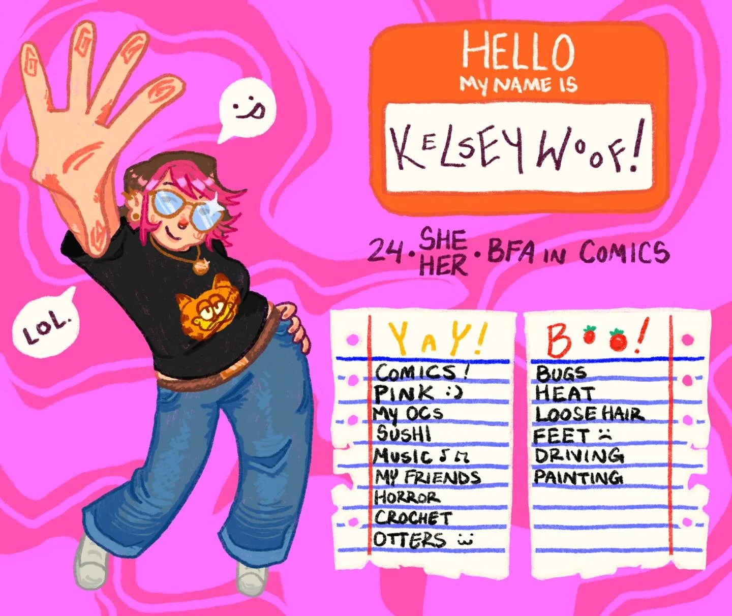 Made a new meet the artist! I also included every other meet the artist I&rsquo;ve made since I was 14 years old :) crazy how styles develop!!!

#womeninart #womenincomics #meettheartist #comicartist #artist