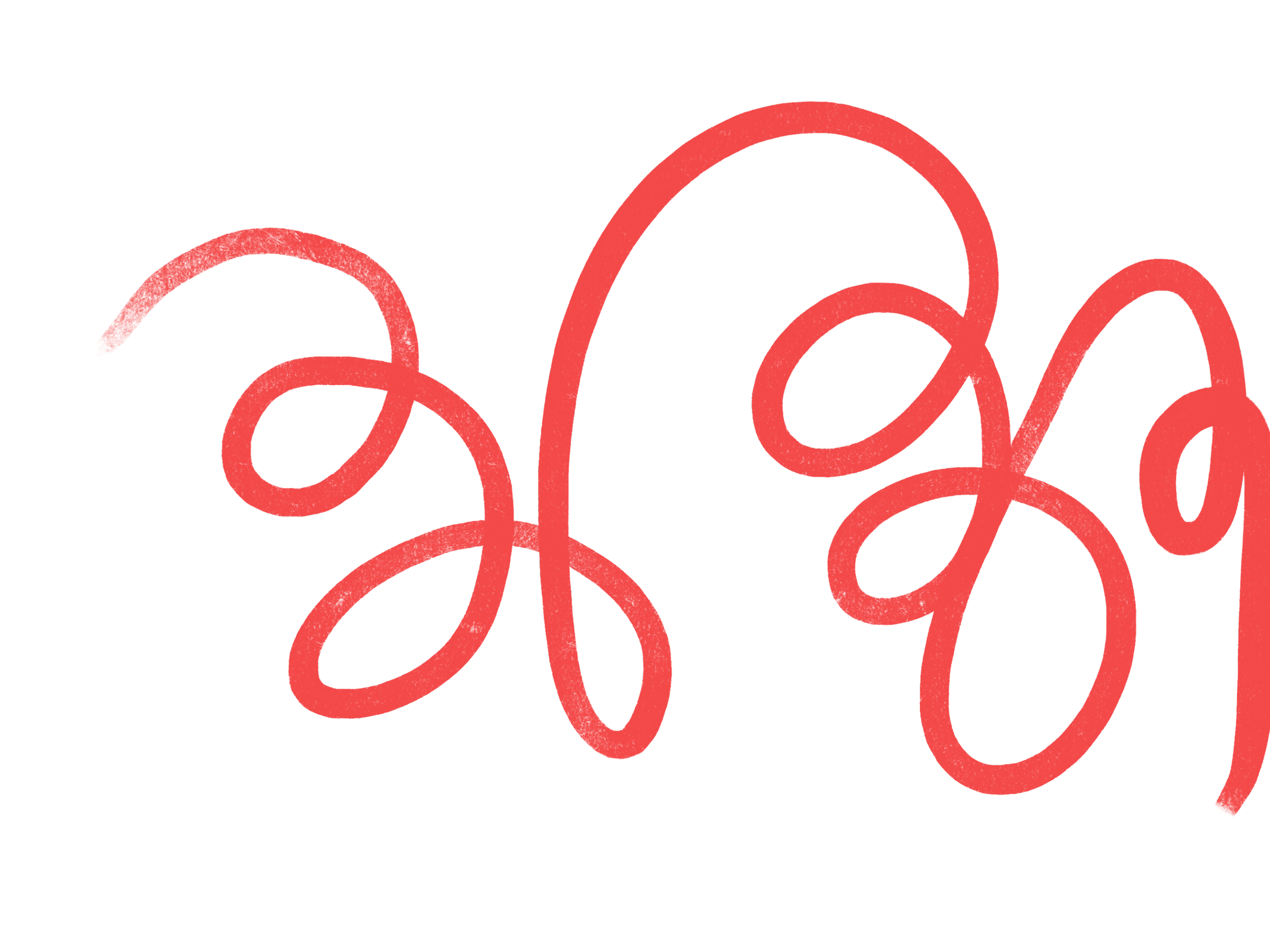 Close-up of red cursive text on black background reading 'Dream'.