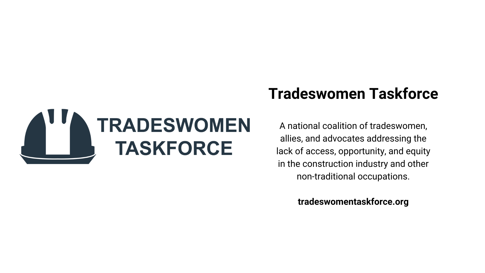 Tradeswomen Taskforce (Copy)