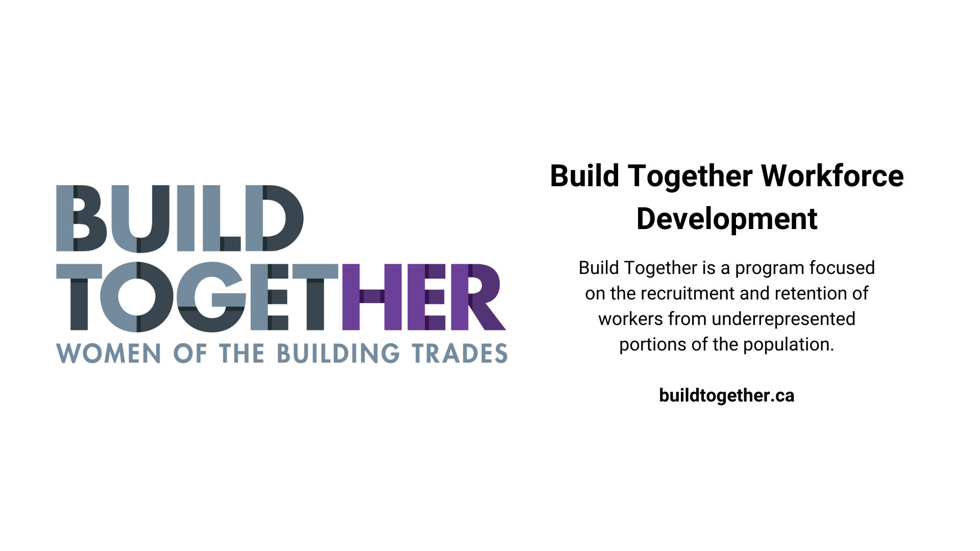 Build Together Workforce Development (Copy)