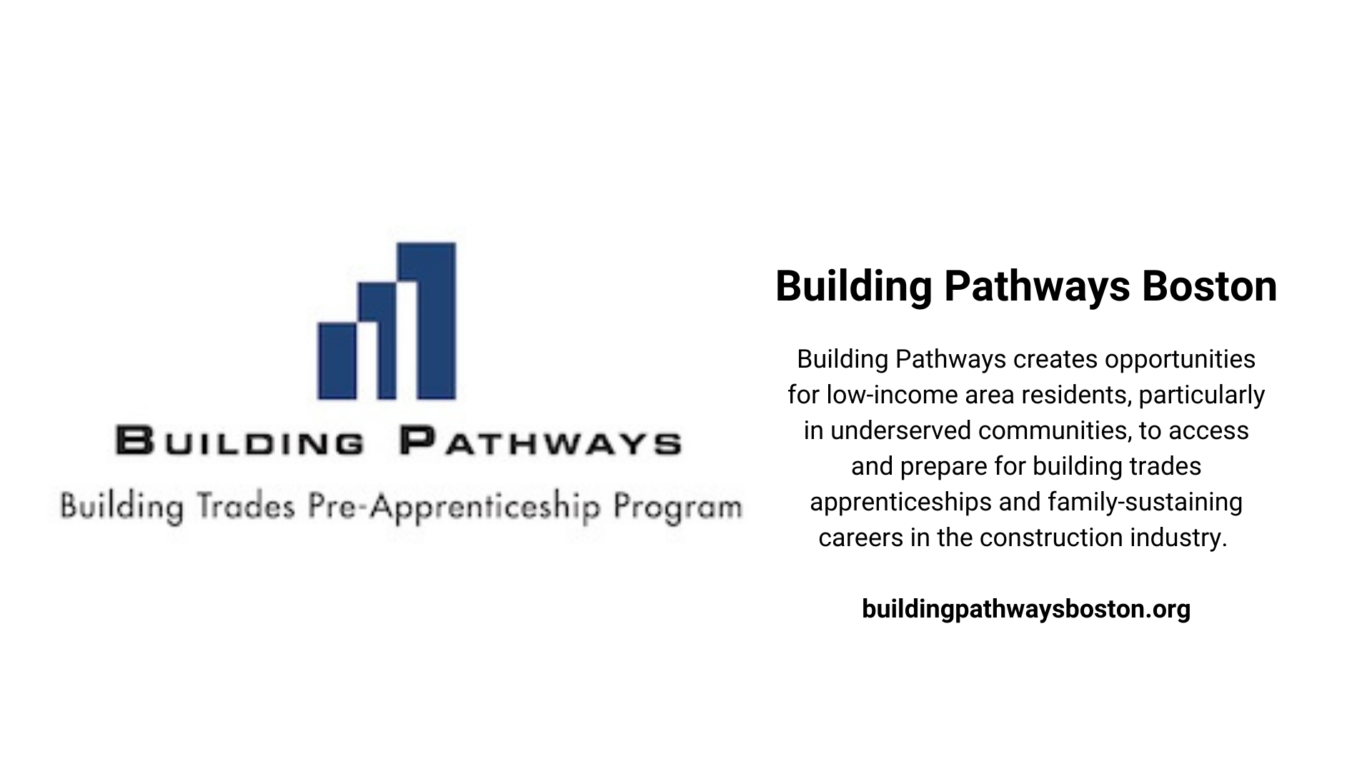 Building Pathways Boston  (Copy)