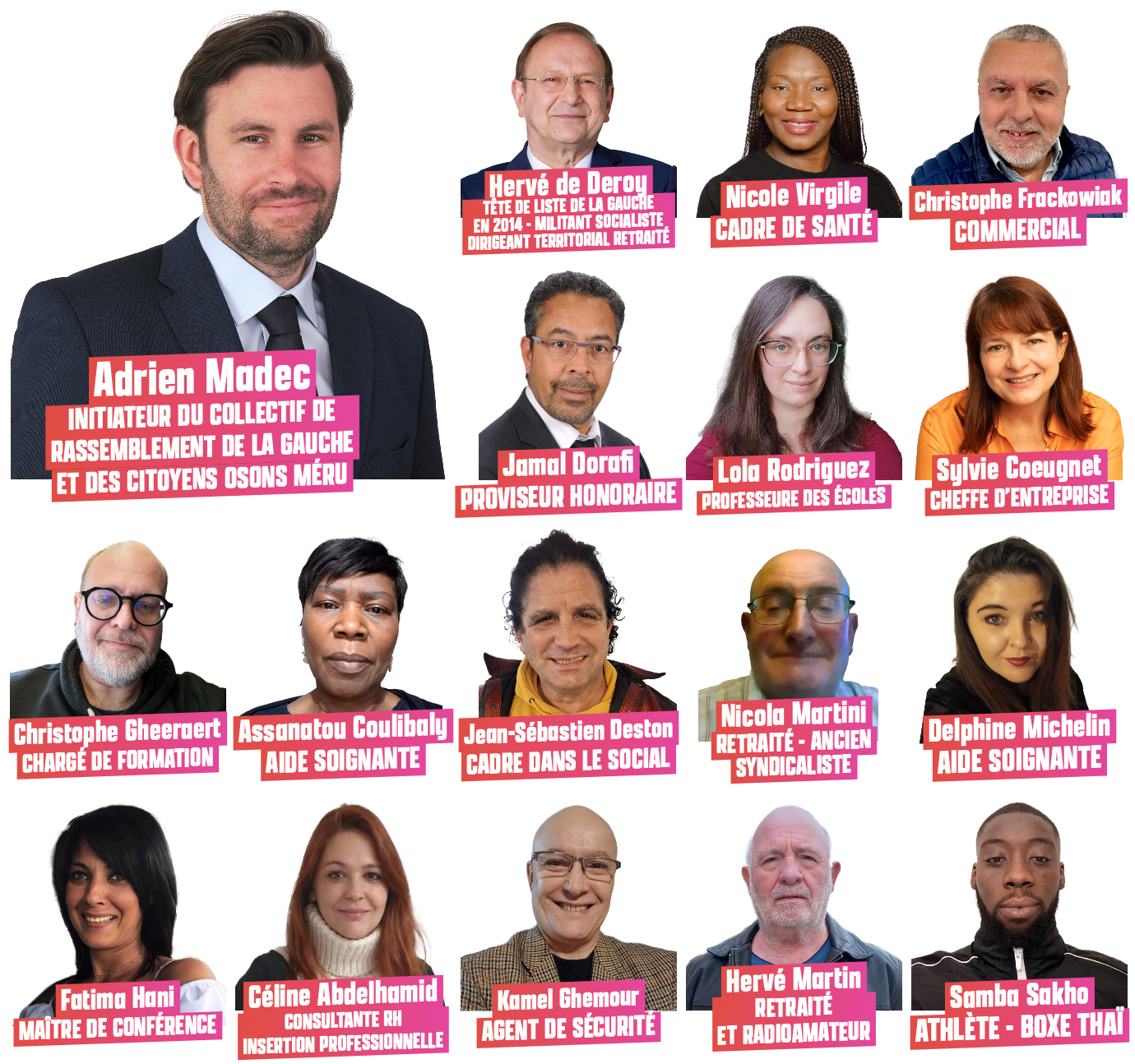 Le collectif Osons Méru avec Adrien Madec