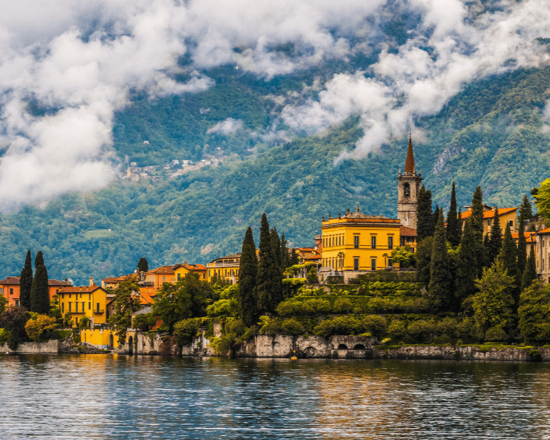 Lake Como | 
Take the ferry between Como, Bellagio, and Varenna to see historic villas and lakeside towns. Roughly 1 hour by train or car.