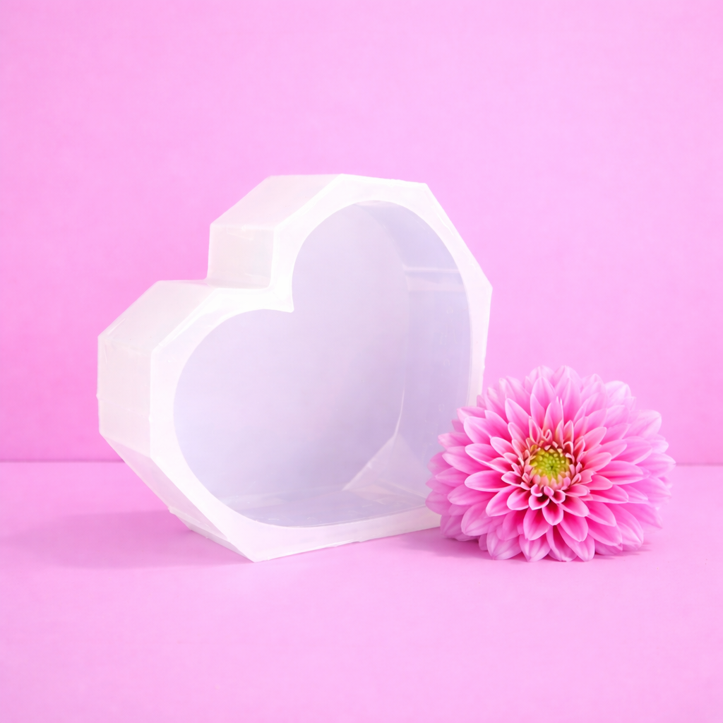 Standing Heart Silicone Mould