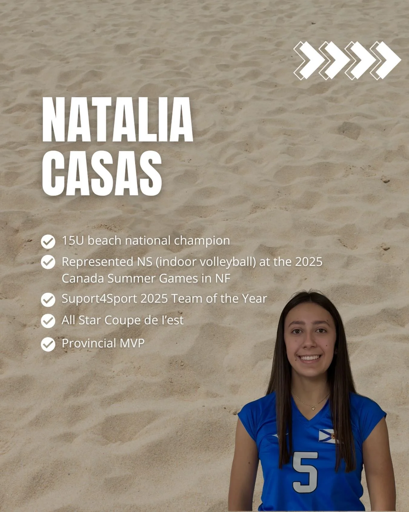 🚨 New Coach Alert 🚨⁣
⁣
Help us welcome 𝐍𝐚𝐭𝐚𝐥𝐢𝐚 𝐂𝐚𝐬𝐚𝐬 to the ScotiaBeach 2026 coaching team 🙌🔥⁣
⁣
Pumped to have her onboard this season 🏐⁣
⁣
Fun fact 👀 She and Julia teamed up at the U15 Beach National Championships &mdash; and took