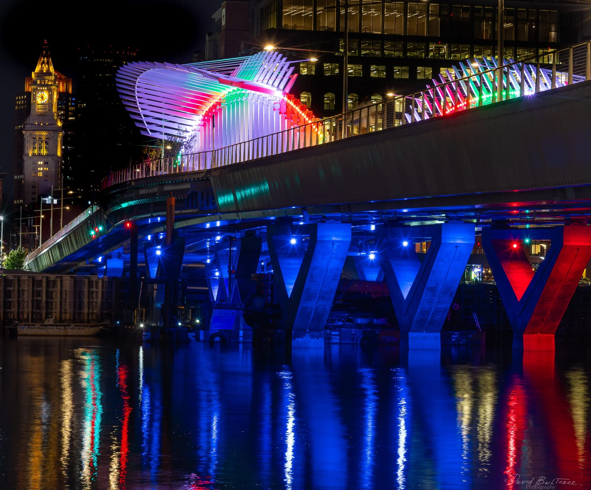 Under Bill Russel Bridge, Boston, MA