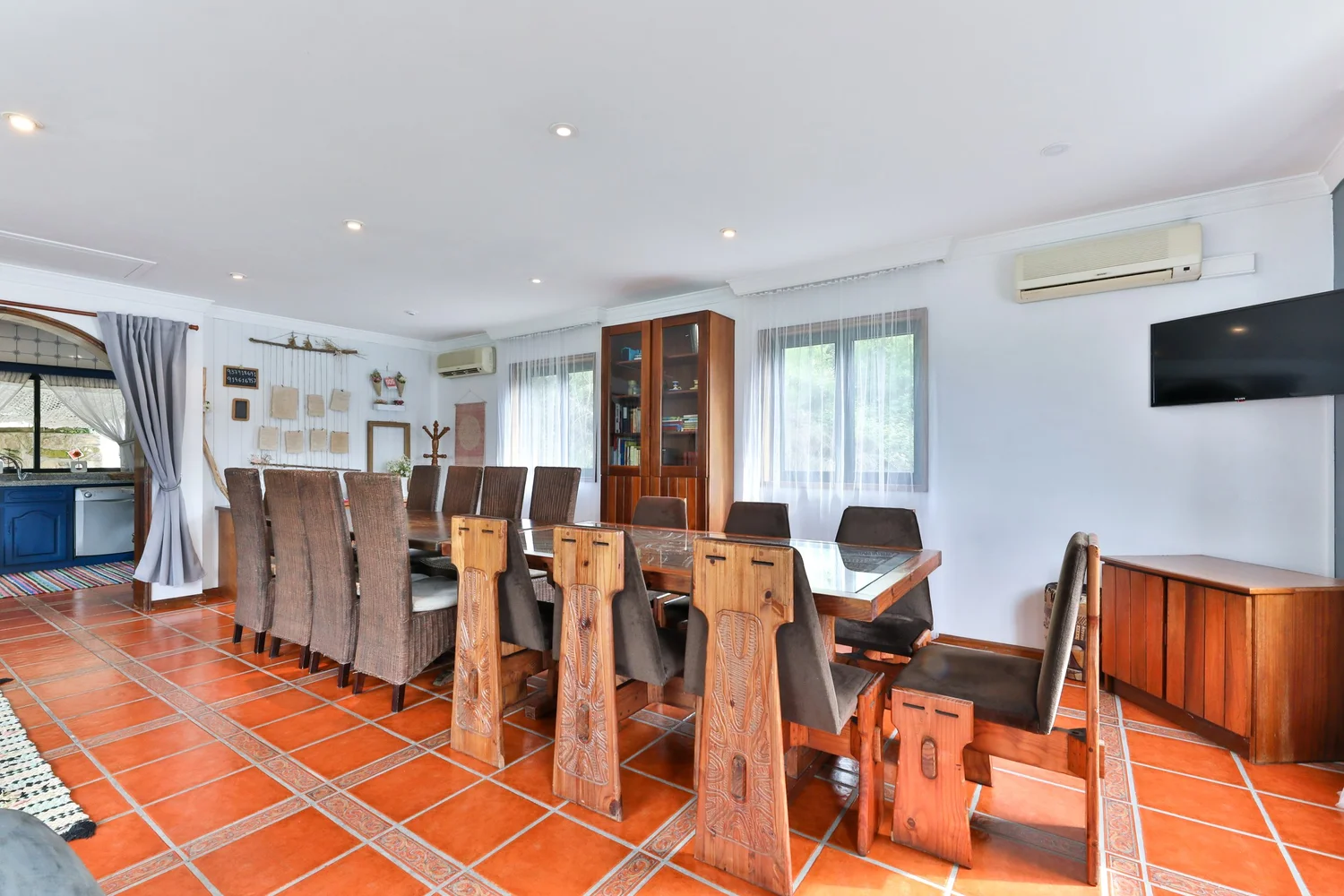 Sala de refeições para grupos