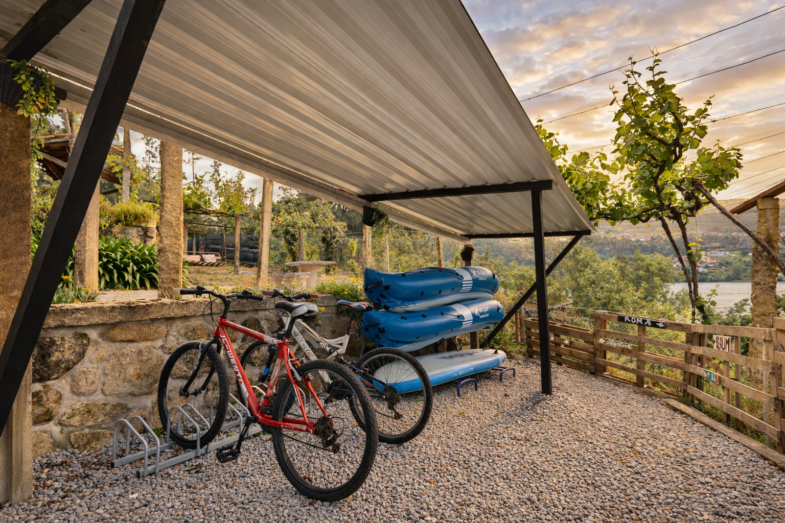 Bicicletas para explorar a região