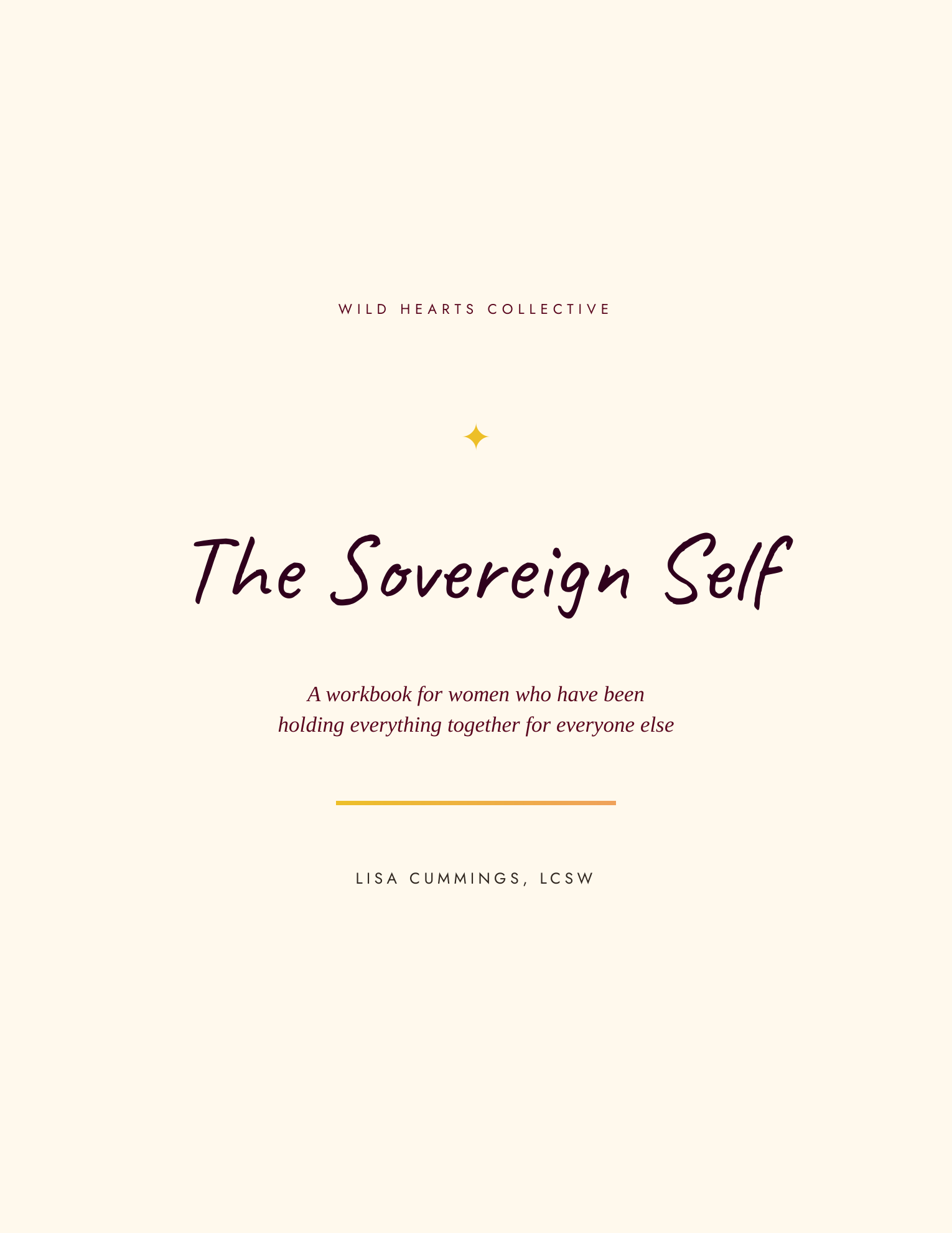 The Sovereign Self