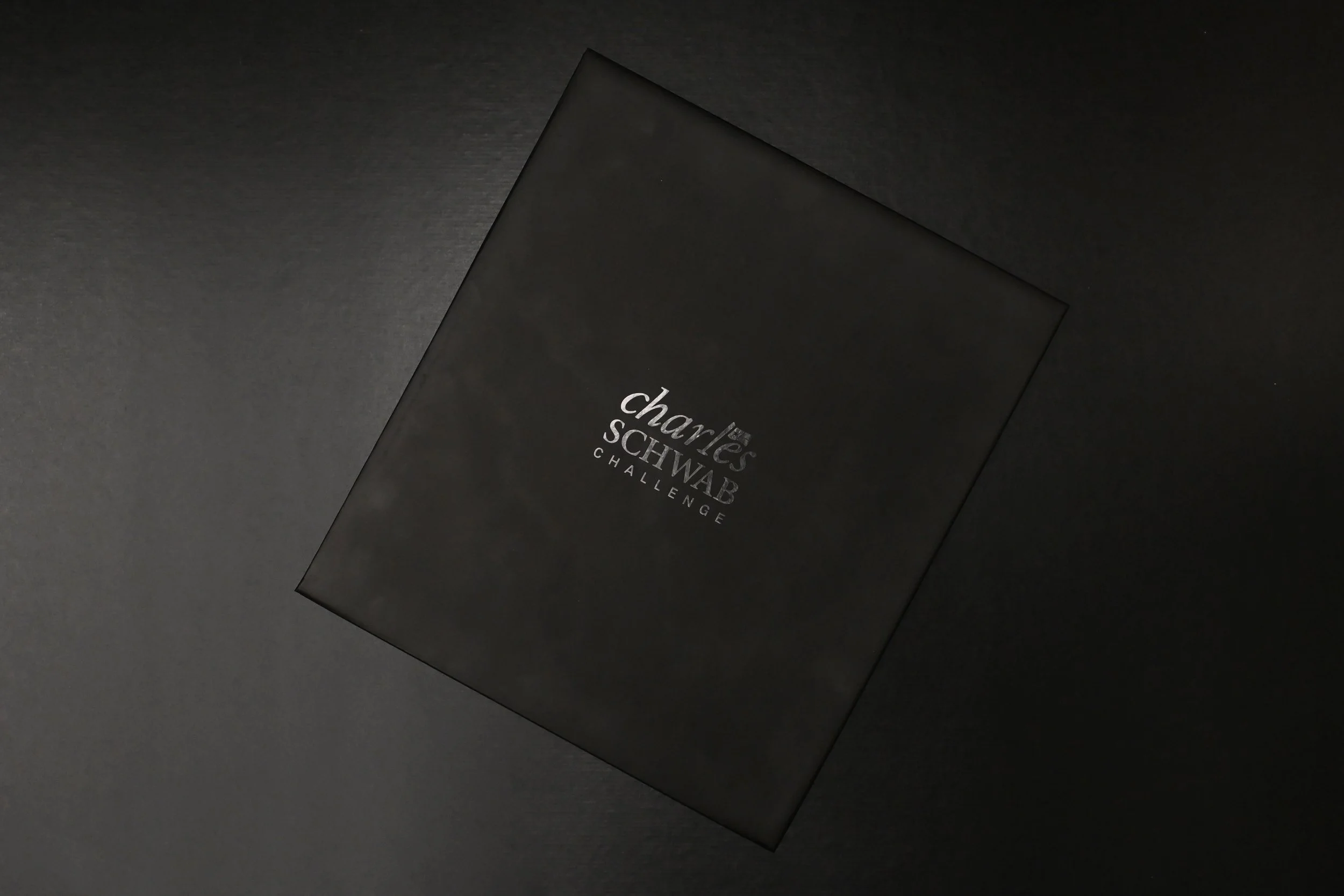Custom packaging design for Charles and Schwab