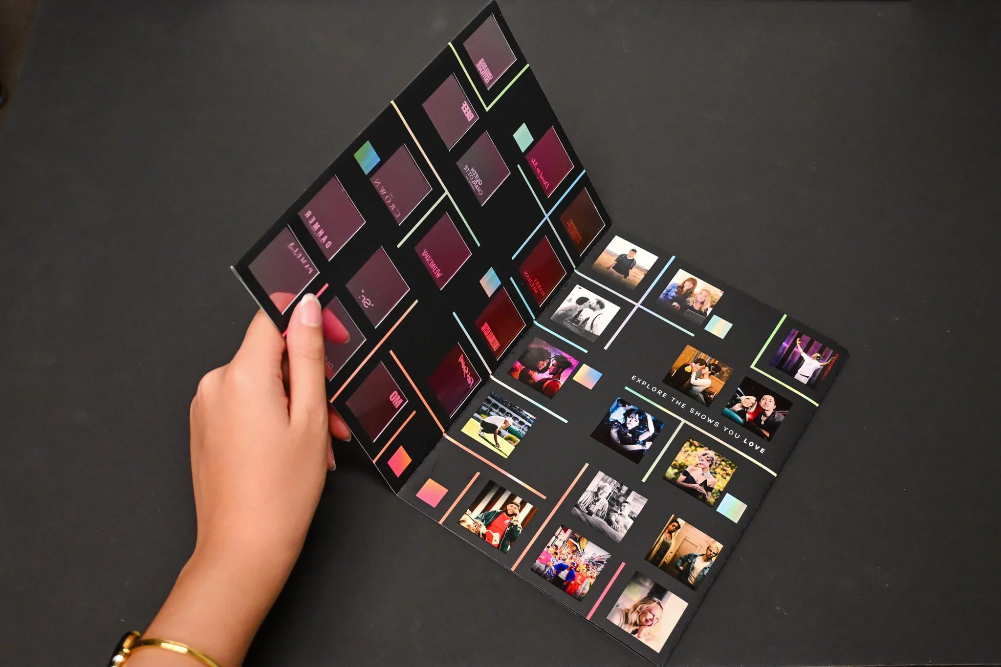Award-winning custom-made invitation card produced for Netflix