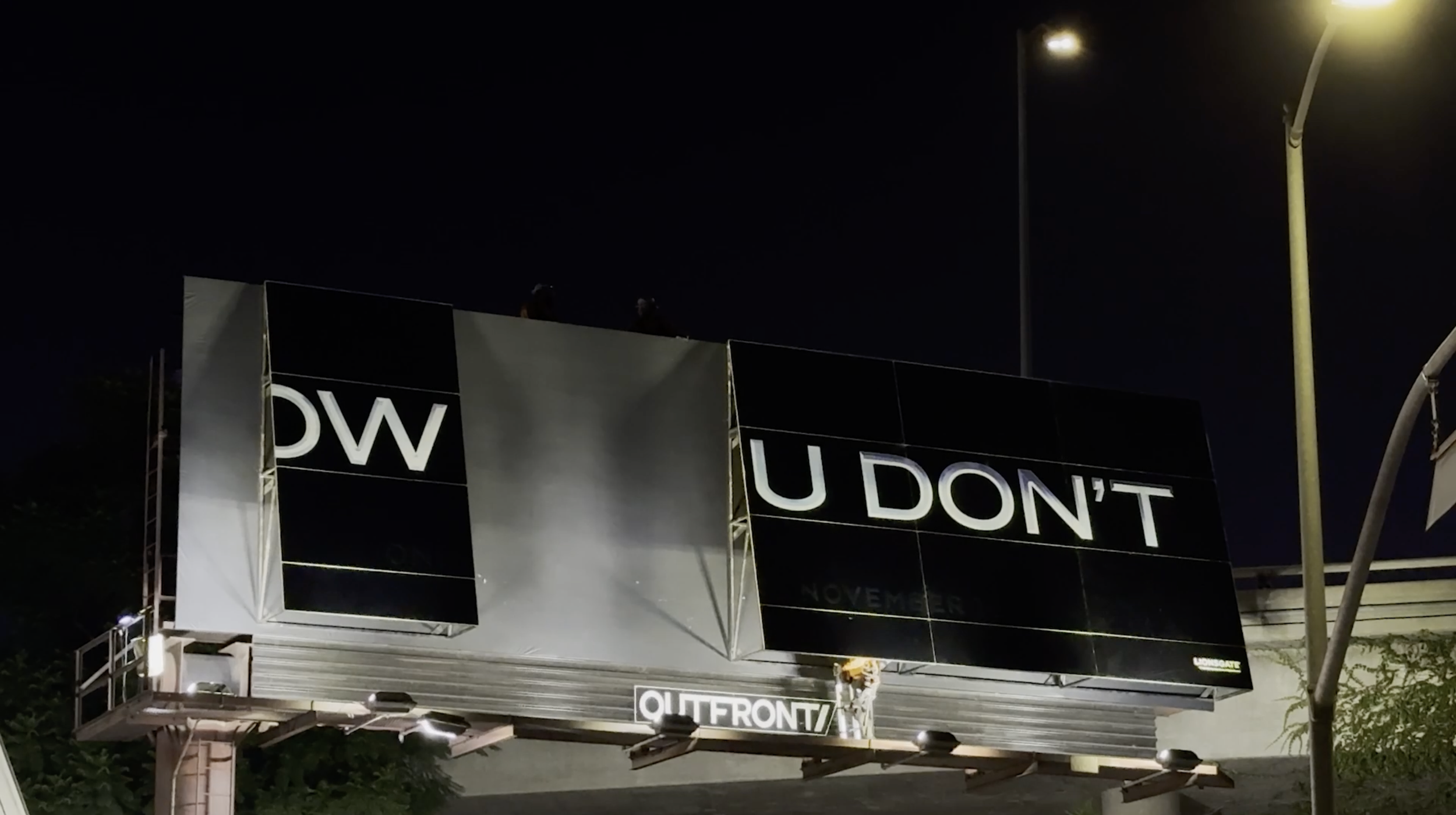 Specialty reflective 3D billboard for the Now You See Me film by Lionsgate