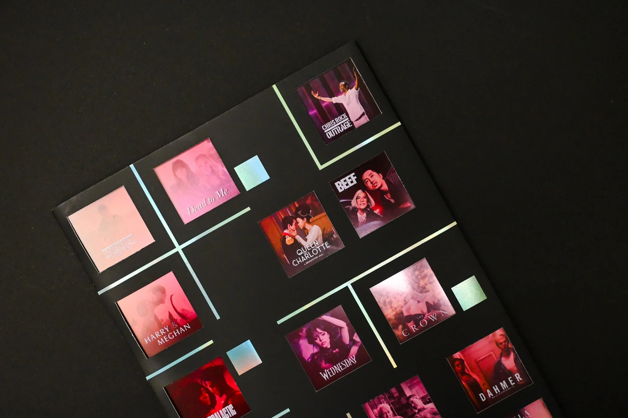 Award-winning custom-made invitation card produced for Netflix