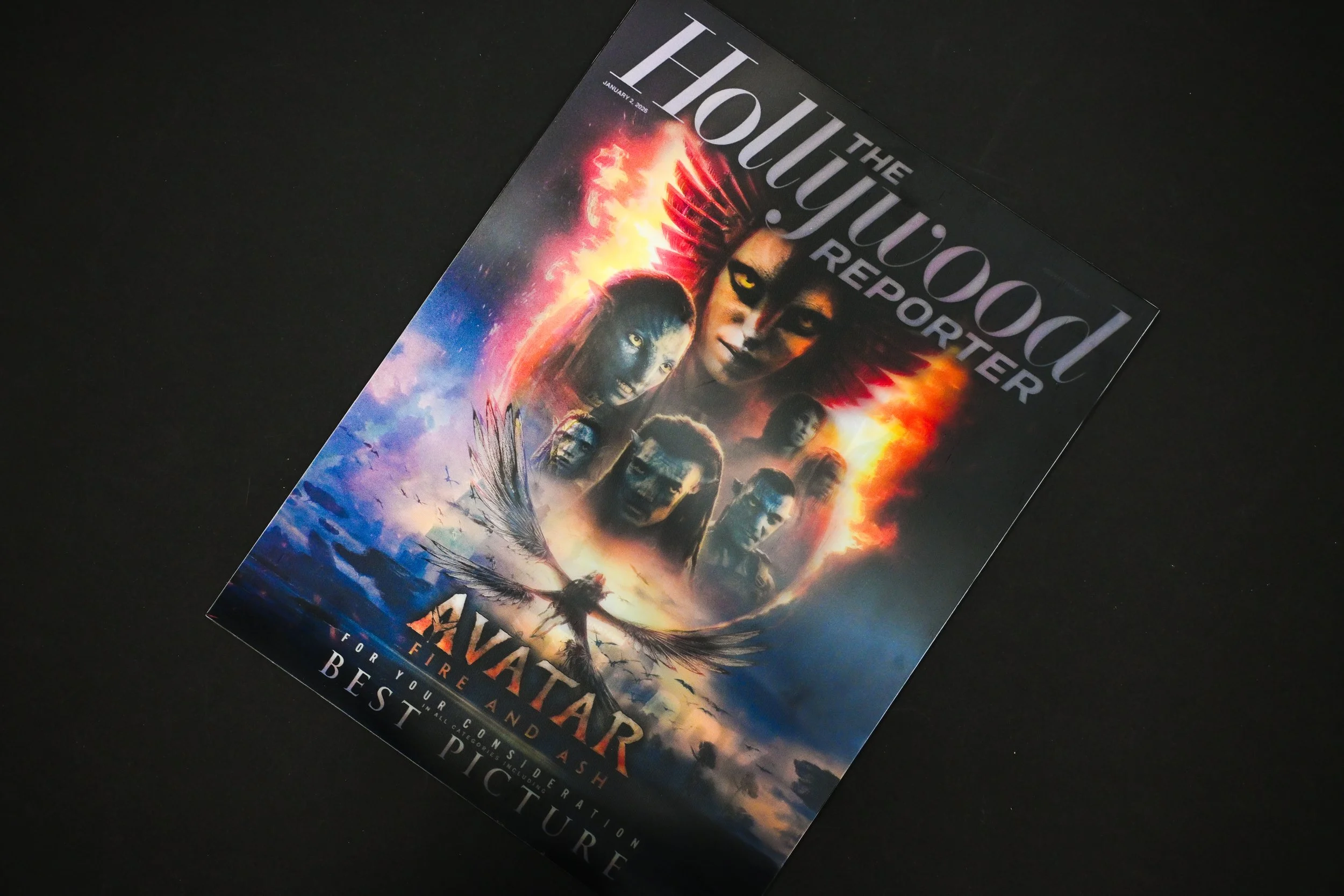 Limited edition lenticular cover printed for The Hollywood Reporter featuring the new Avatar film