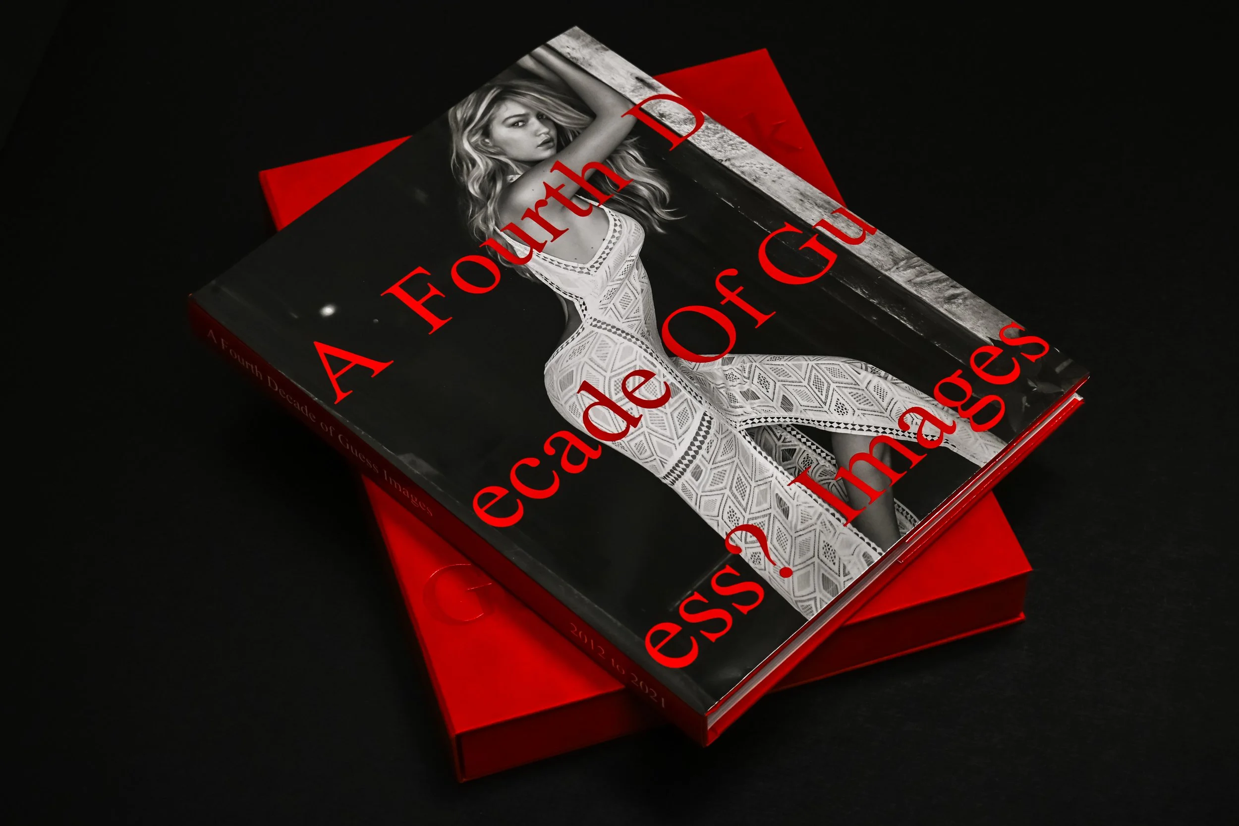 Award-winning casebound book with sleeve, printed for GUESS?