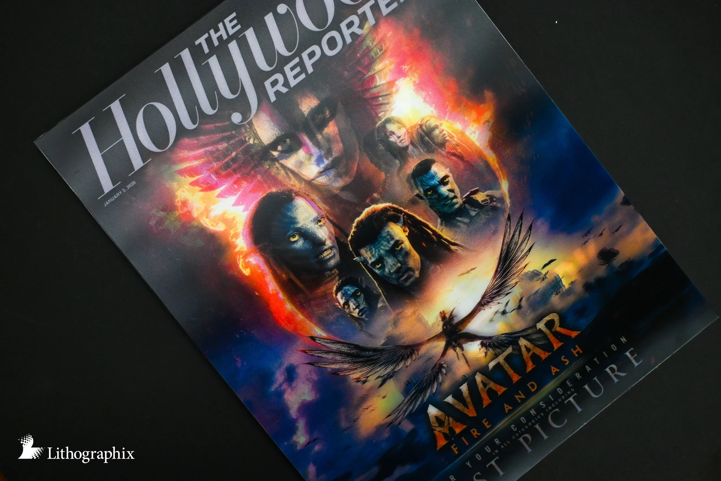 Limited edition lenticular cover for The Hollywood Reporter featuring the new Avatar film