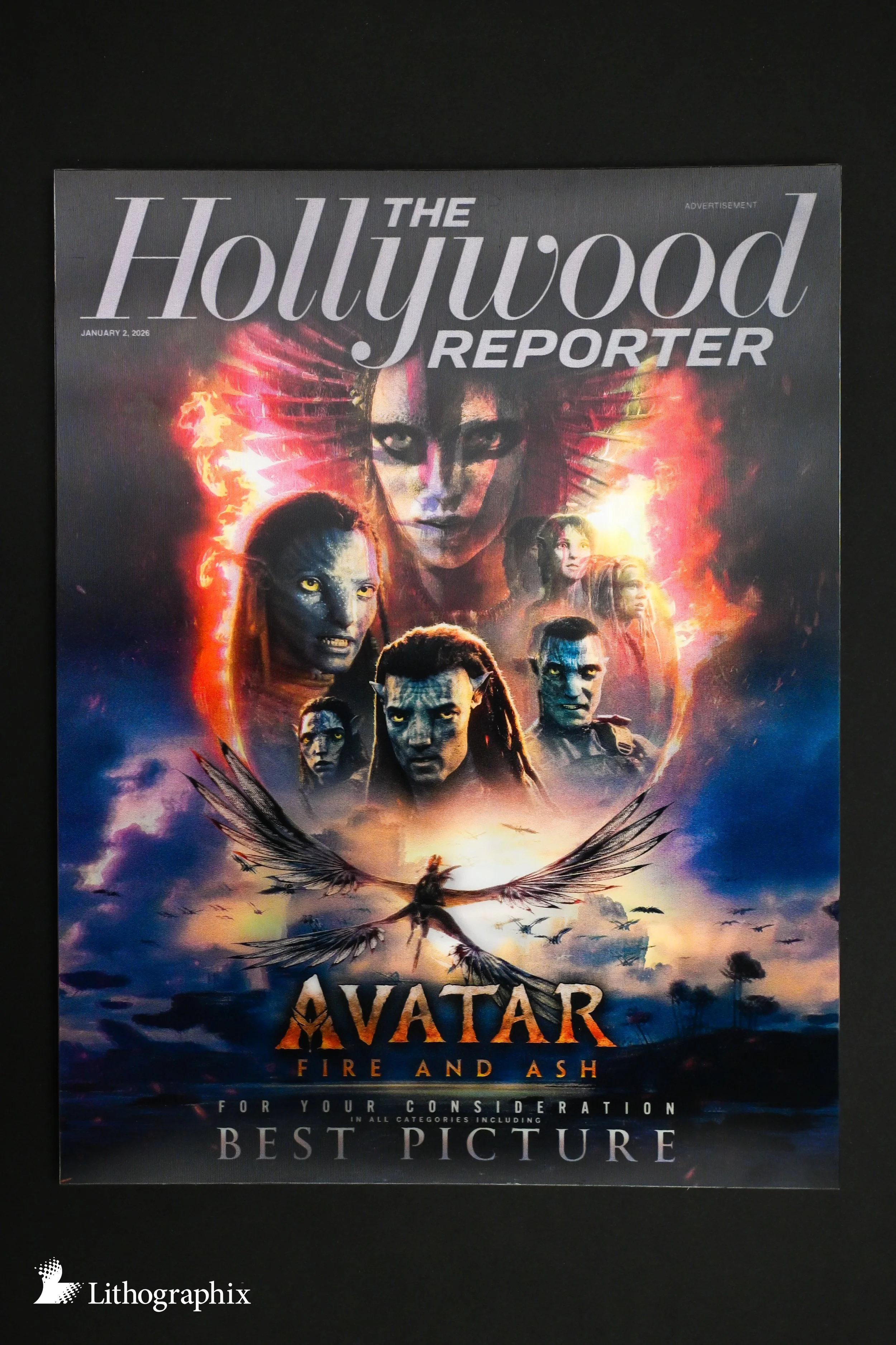 Limited edition lenticular cover for The Hollywood Reporter featuring the new Avatar film