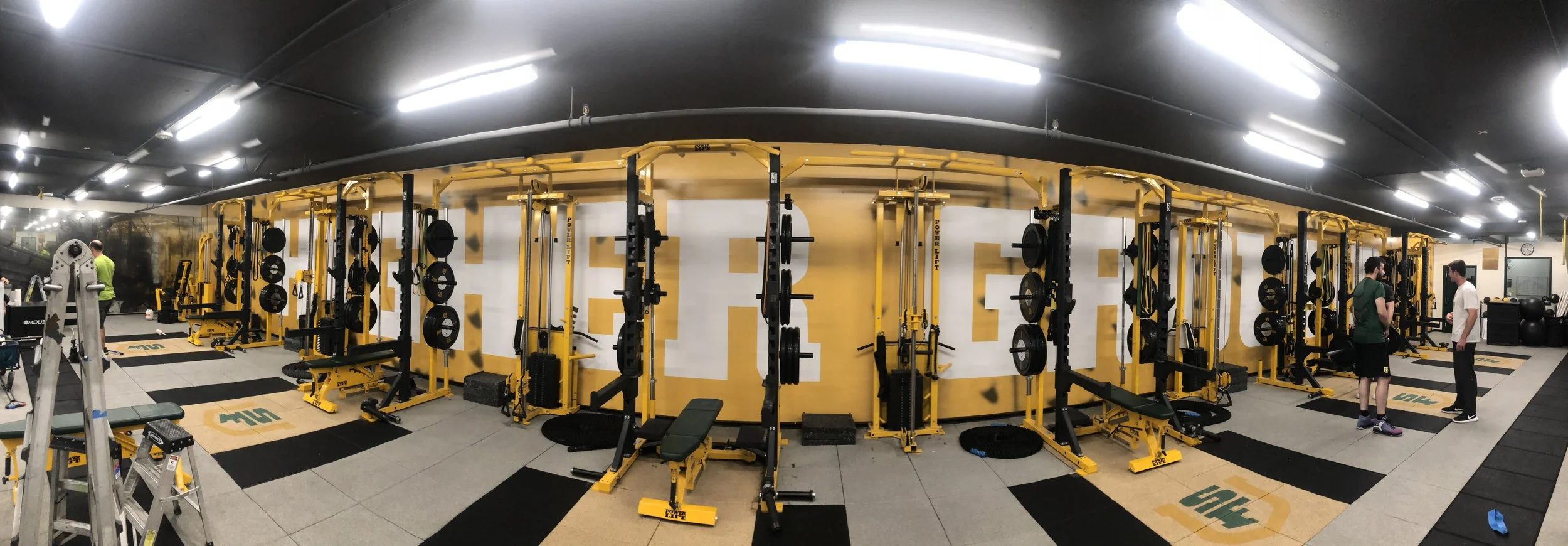 Sports graphics printed and installed by Lithographix