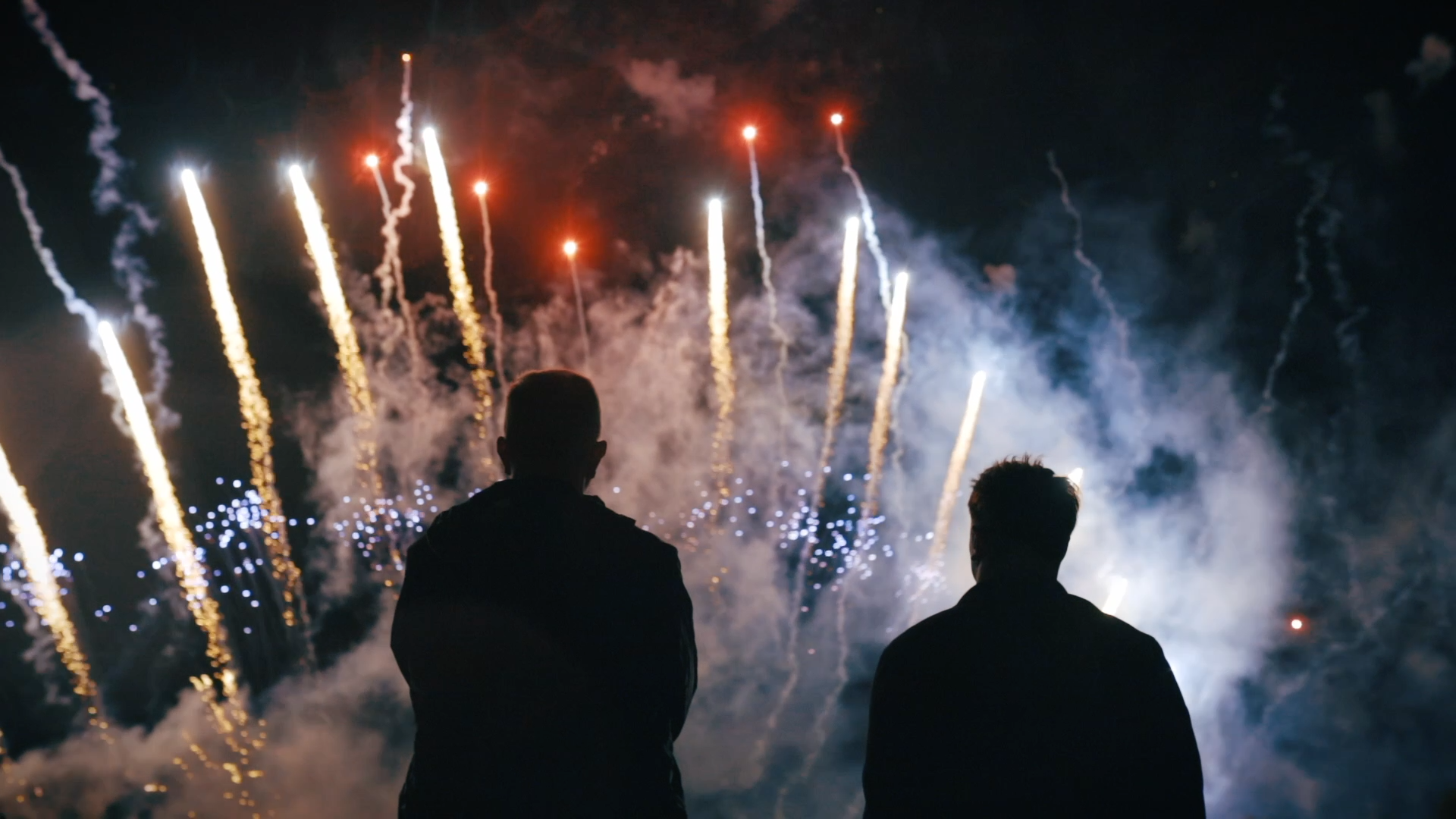 Attendees enjoying the International Fireworks Championship competition of the United States performance at Turtle Creek Stadium in Traverse City, the event through Blast! events. 