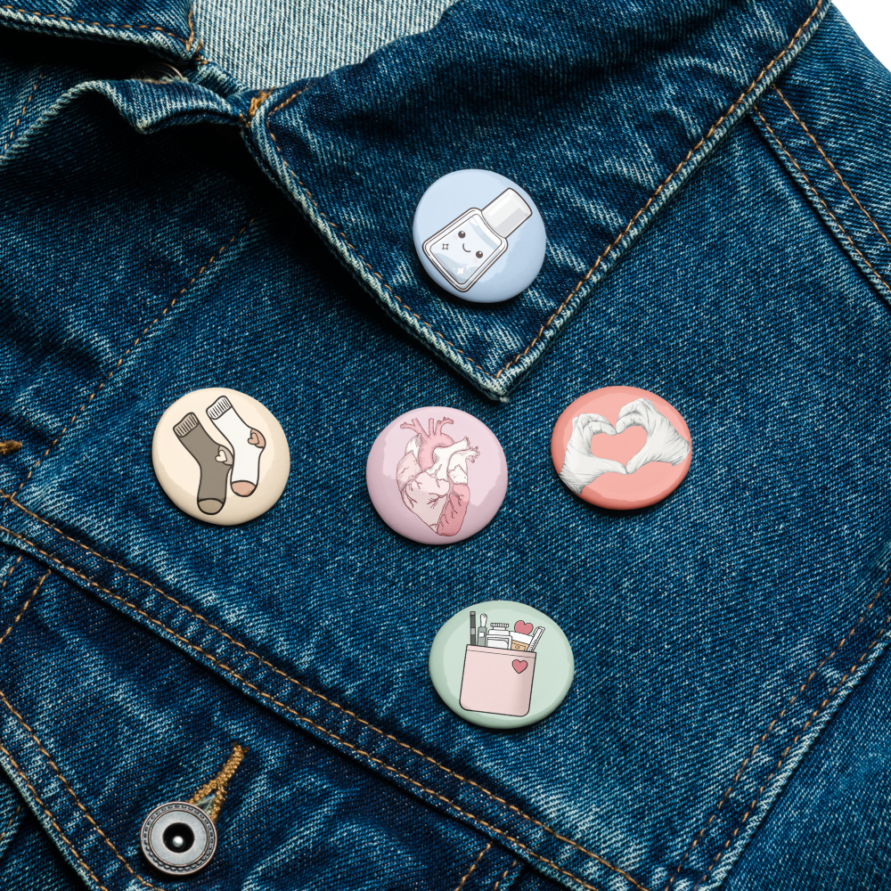 Pastel Pin Button Set