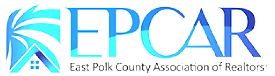 EPICAR logo with a stylized blue house and palm tree, representing the East Polk County Association of Realtors.