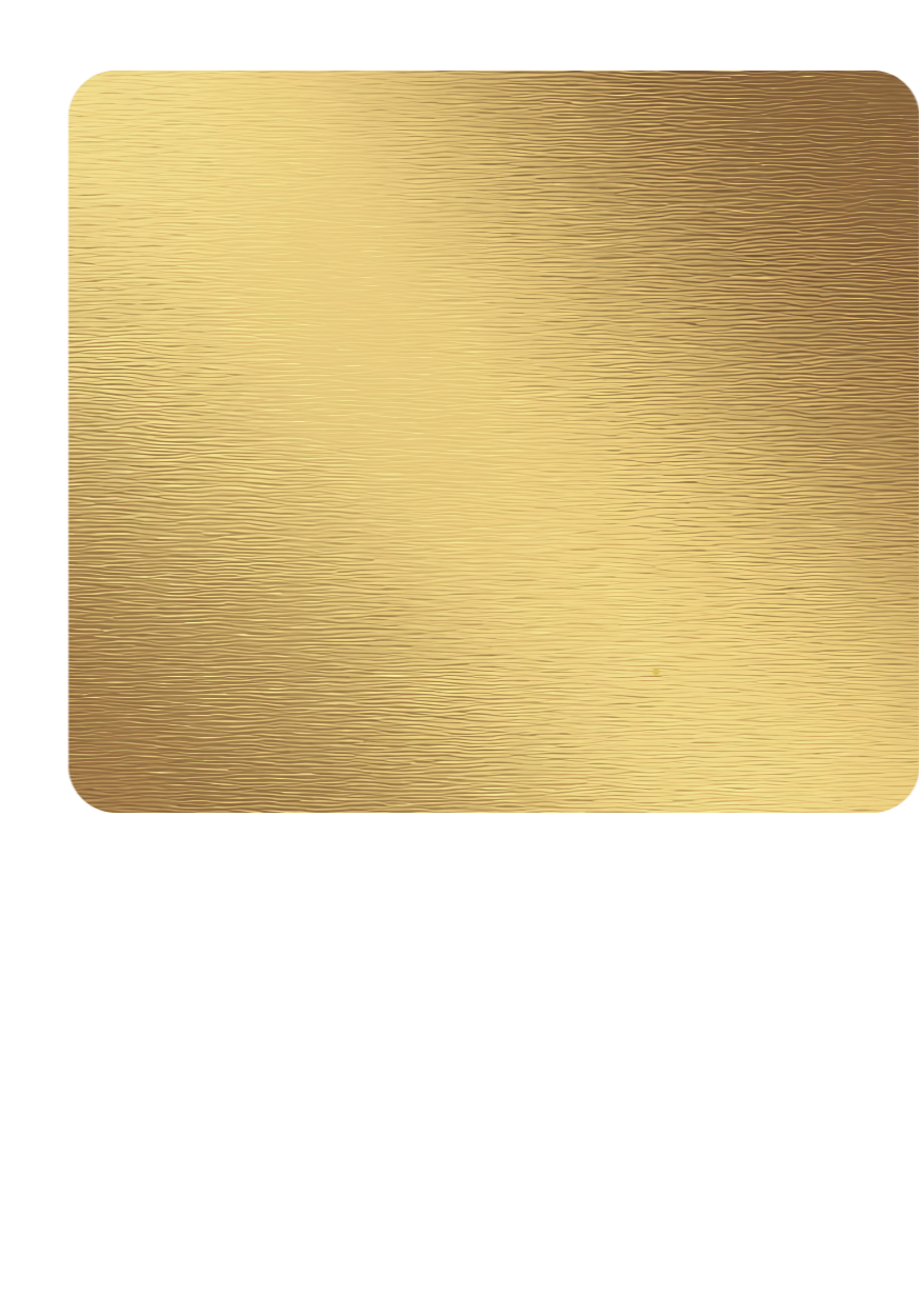 Close-up of a gold textured surface with fine horizontal lines.