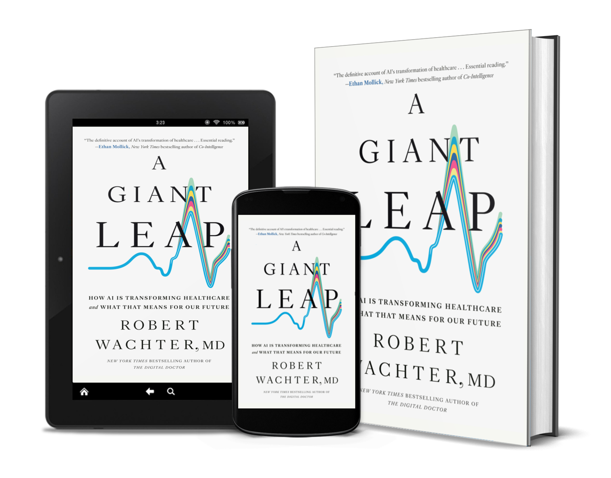 A Giant Leap, shown in hardcover and ebook formats