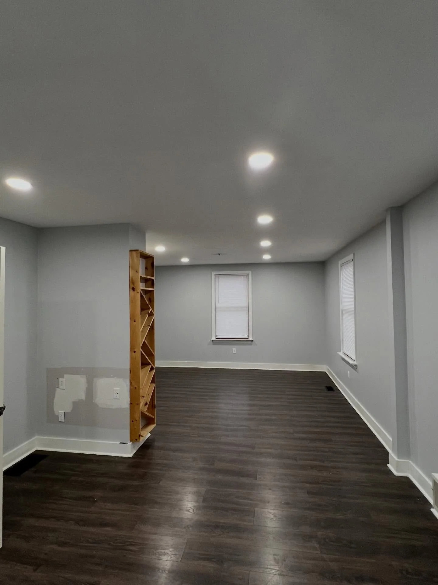 Fresh Wall, Fresh Vibes 🔨✨clean, solid, and ready to transform the space. Building value one project at a time.