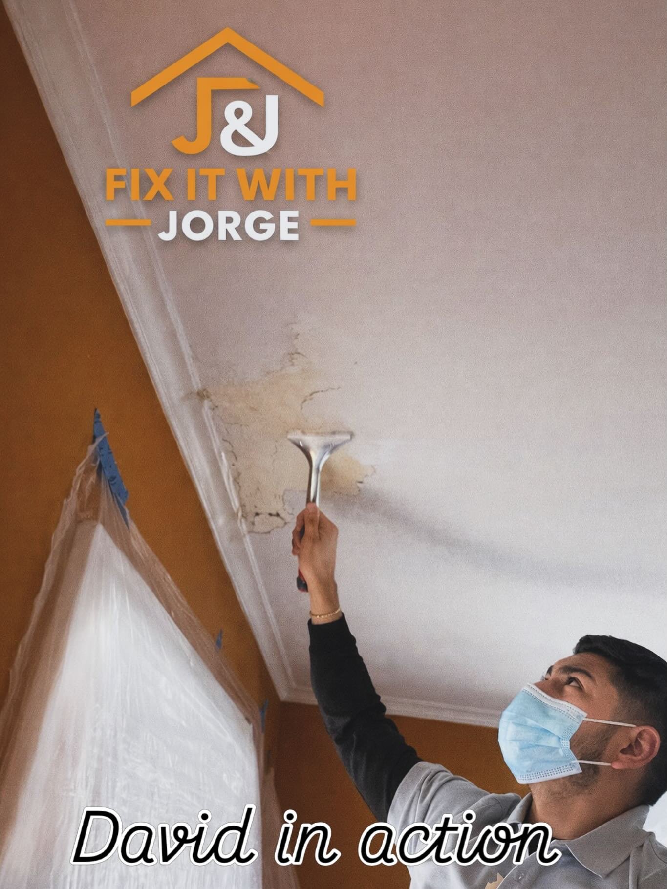 Real work. Real results.

David getting the ceiling prepped the right way, removing all loose paint and damaged areas before any repair. This step is what separates a quick patch from a long lasting finish.

✔️ Proper prep
✔️ Clean execution
✔️ Built