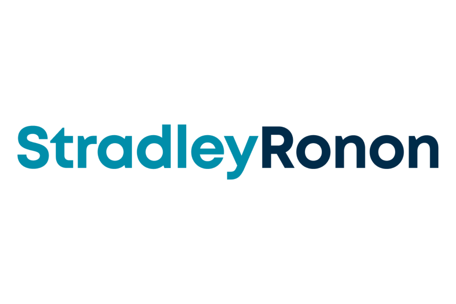 Campaign logo with the name 'Stradley Ronon' in blue and navy text on a white background.