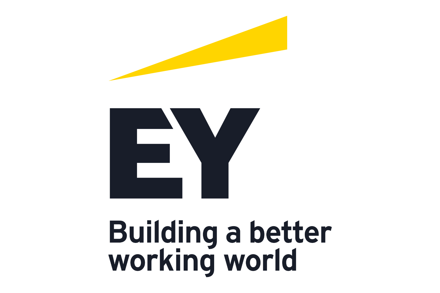 EY logo with a yellow swoosh and the words 'Building a better working world' underneath.