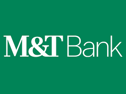 M&T Bank logo on a green background.