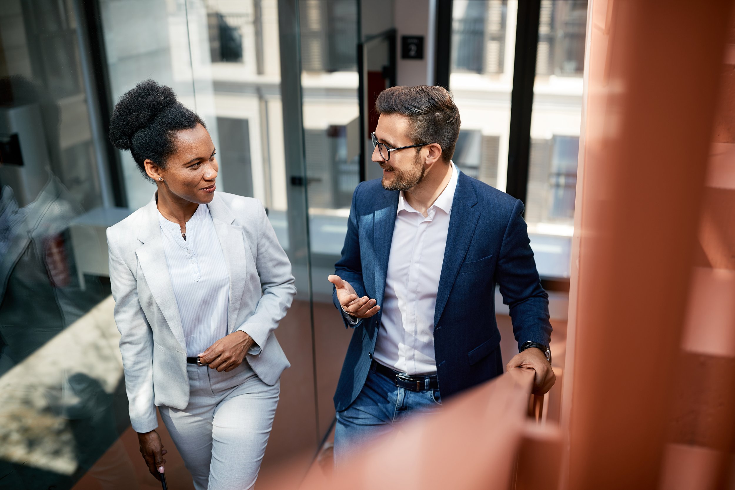 People talking - Case Study - Strengthening Financial Infrastructure