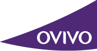 Purple banner with the text 'OVIVO' on it.