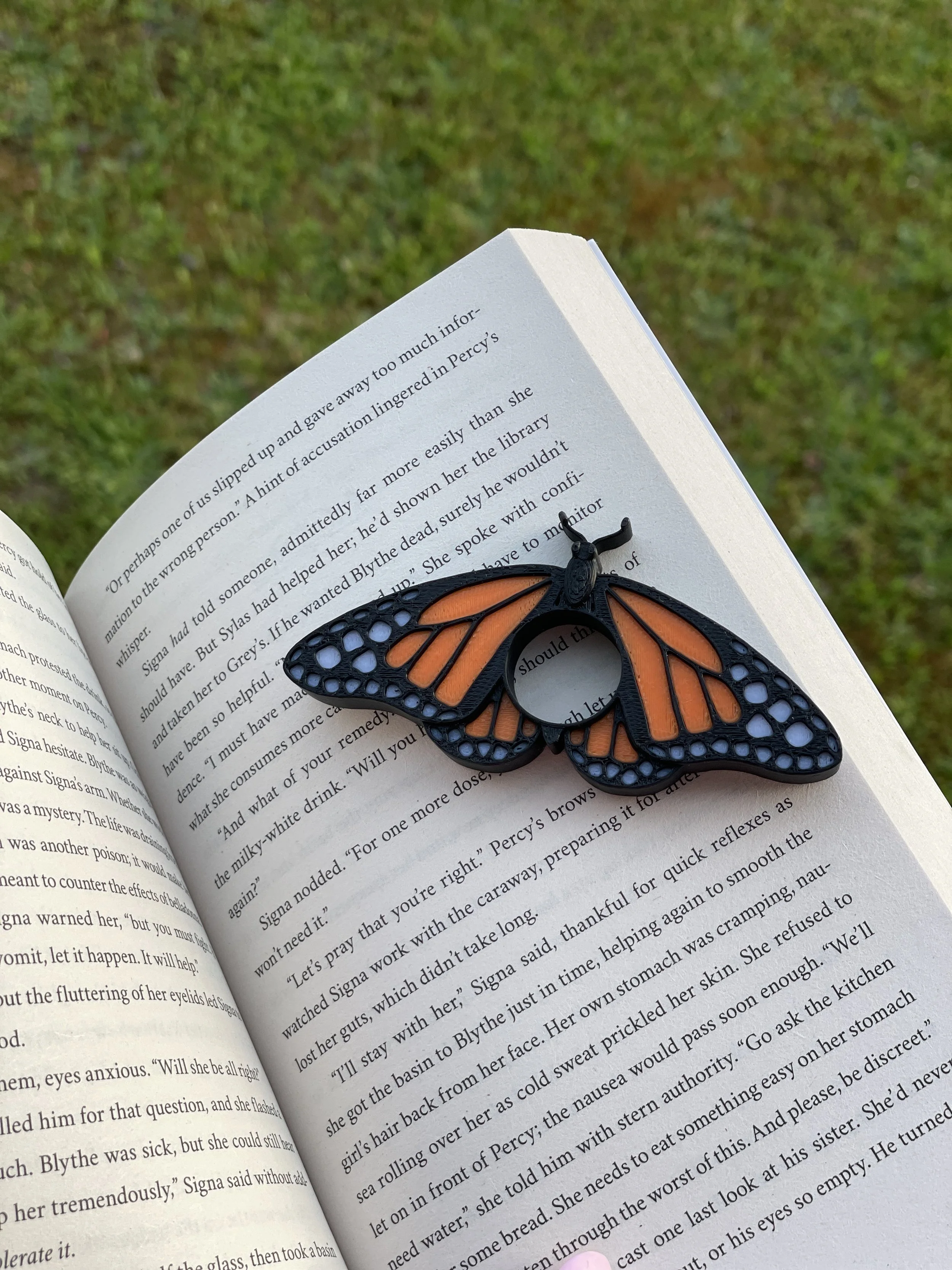 Monarch Butterfly Page Holder