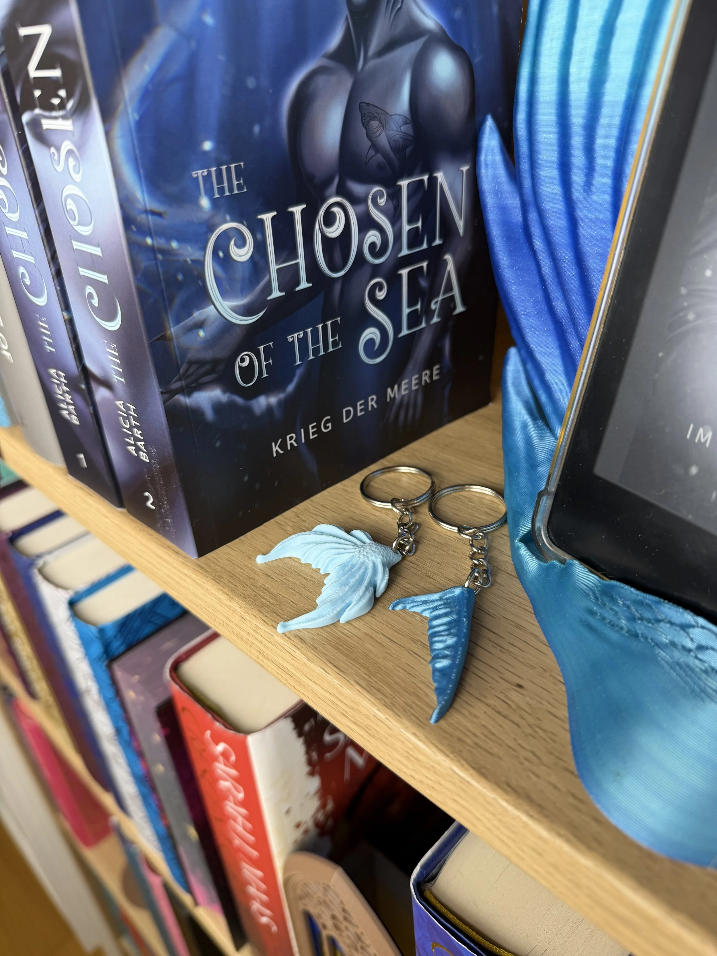 Mermaid & Siren Keychain