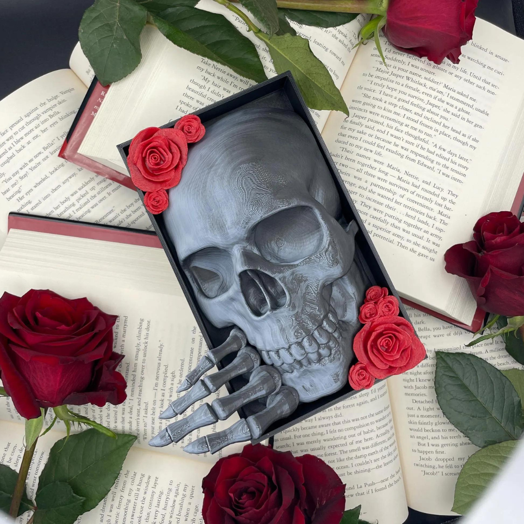 Skull BookNook "Herbi"