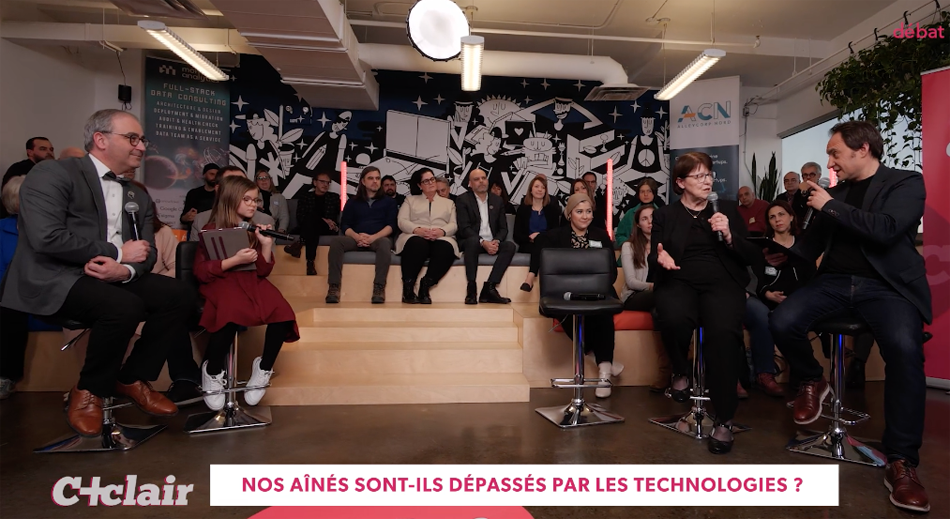 Émission C+ Clair : « Nos aînés sont-ils dépassés par les technologies ? »