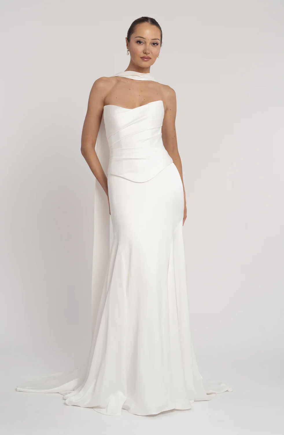 Effortless silhouettes, luxe fabrics, and timeless style for today's bride. Book your private appointment today.