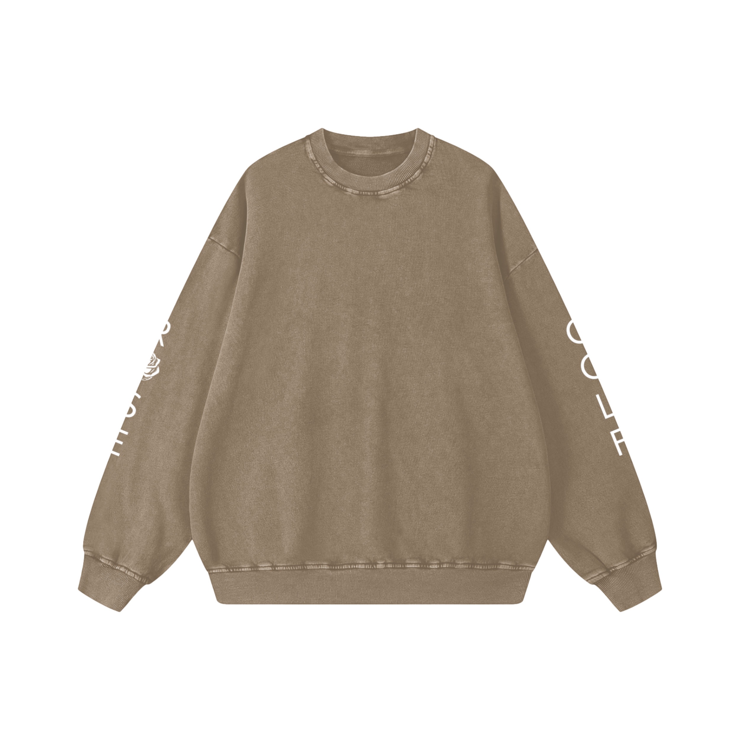 The Back Nine Crew Stone Grey