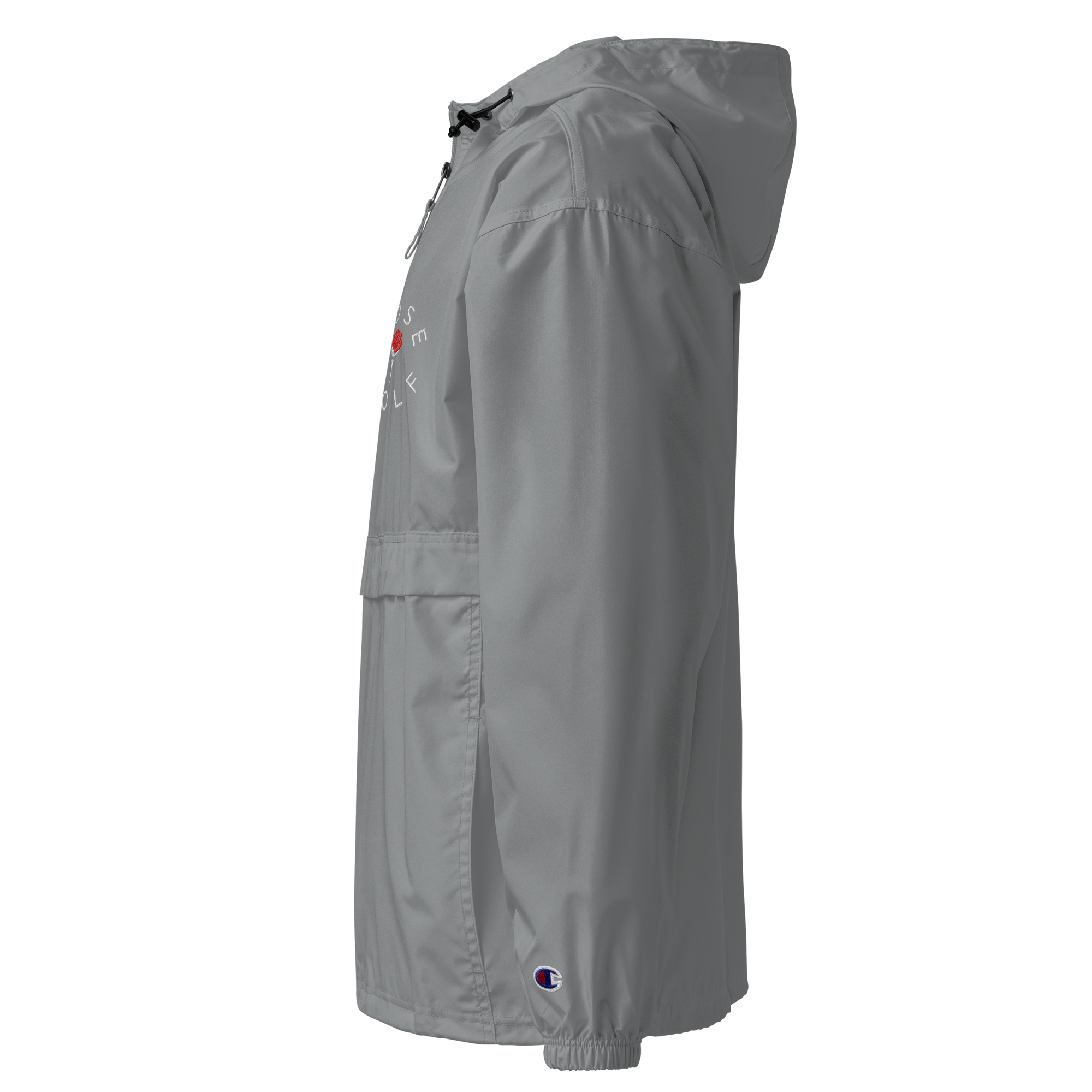 unisex-champion-packable-anorak-graphite-left-6a3099cf6dcdf.png