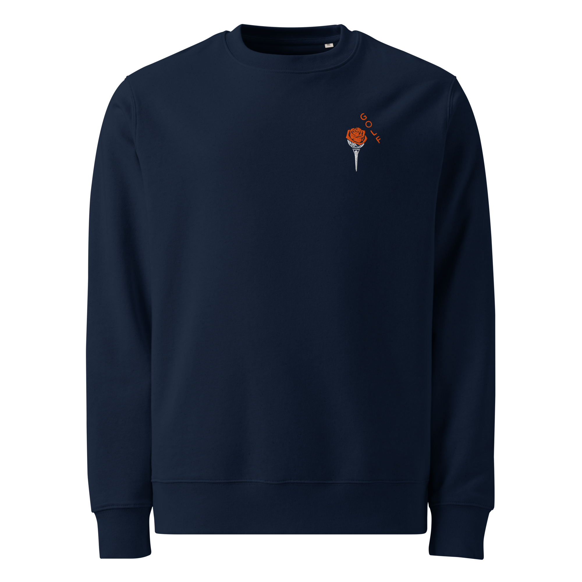 unisex-organic-changer-2.0-sweatshirt-french-navy-front-6a03a701f3bb3.png