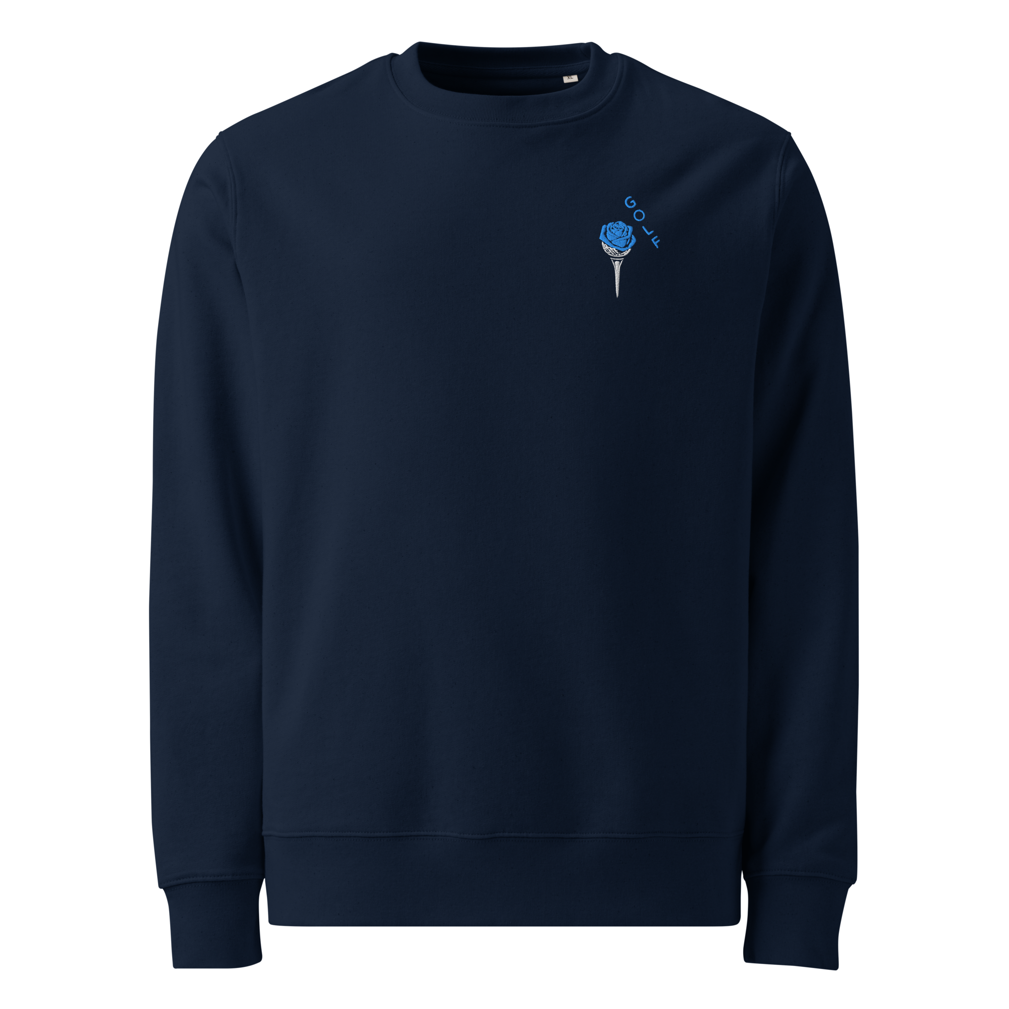 unisex-organic-changer-2.0-sweatshirt-french-navy-front-6a39b7e6b1ec1.png